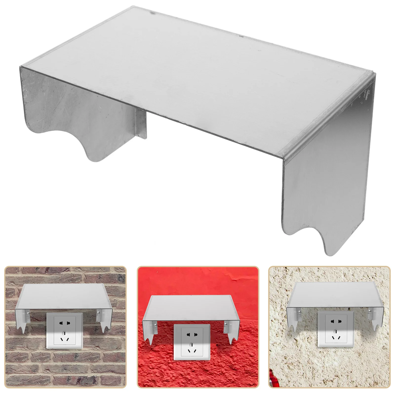 

Outdoor Stainless Steel Waterproof Cover Splash Proof Electrical Outlet Doorbell Access Control Protection Weatherproof Metal