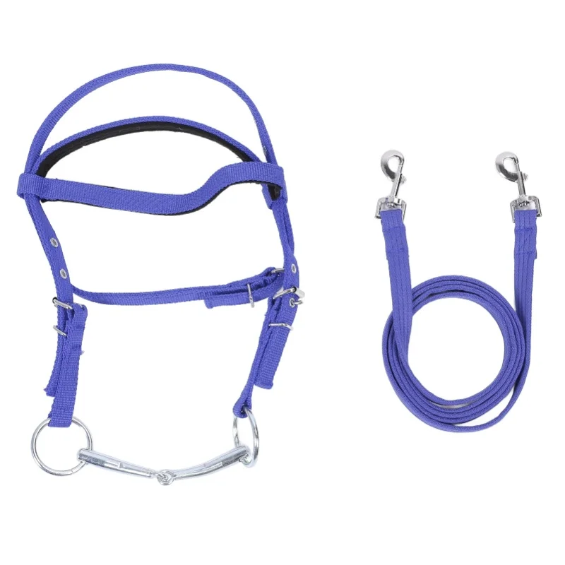 horse-bridle-rein-nylon-stylish-adjustable-horse-bridle-headstall-equestrian-rein