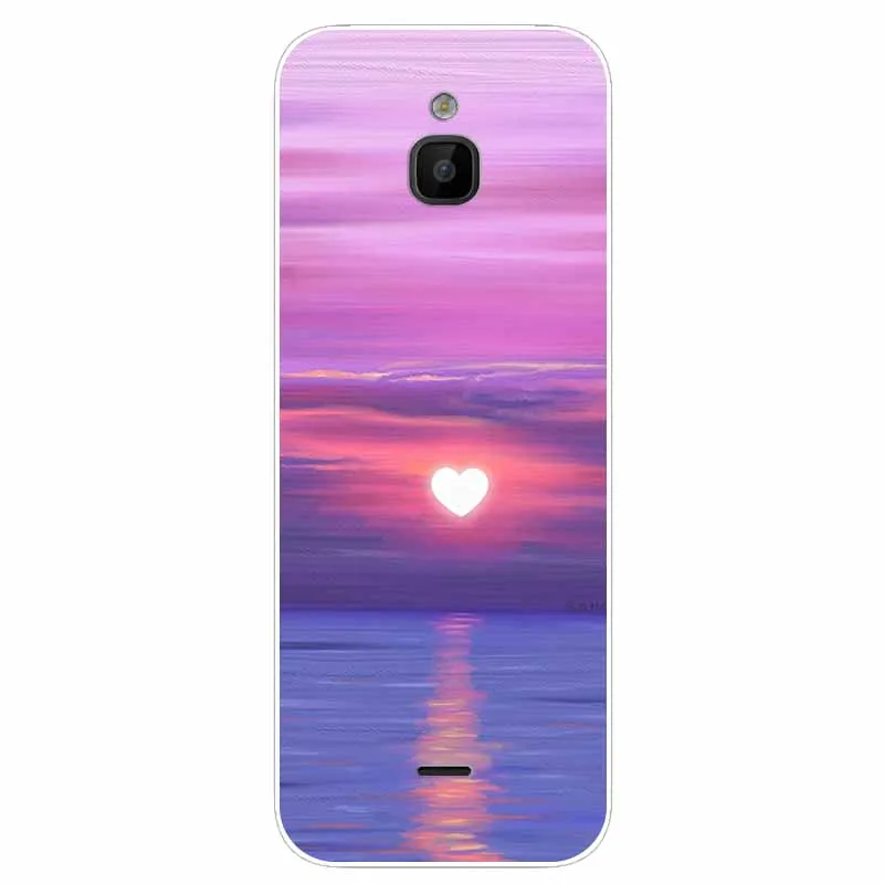 For Nokia 6300 Case Painted TPU Soft Silicone Phone Back Cover for Nokia 6300 4G Protective Shockproof Capa Luxury Fashion Clear