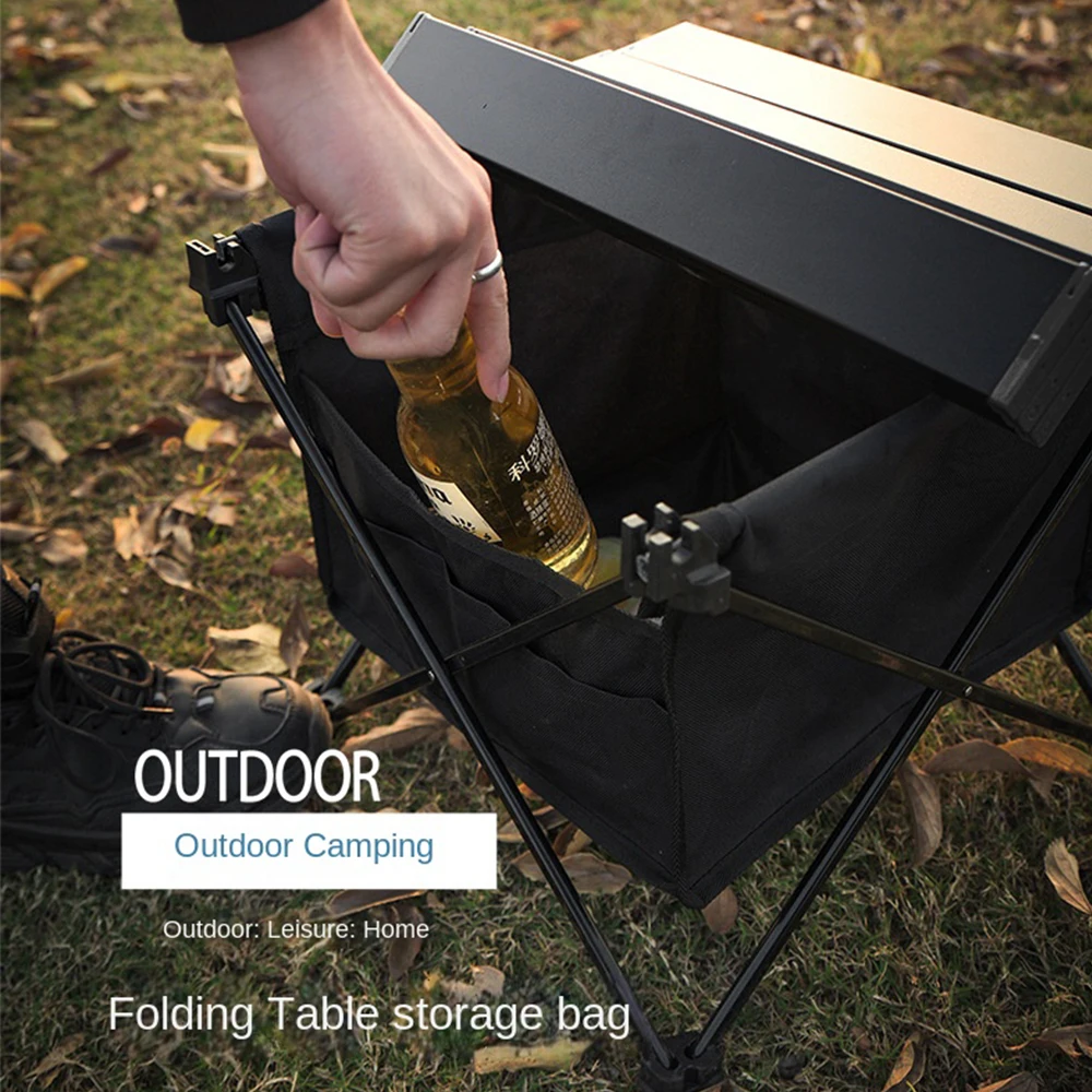 1pc Ultra Light Camping Folding Table Picnic BBQ Self Drive Tent Hiking Foldable Dinner Square Desk Storage Bag Outdoor Tools