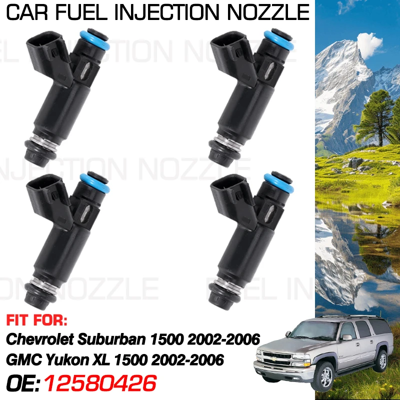 

for Chevrolet Suburban 1500 GMC Yukon XL 1500 2002-2006 Accessories Car Fuel Injectors Nozzle Injection 12580426 25326903 M1075