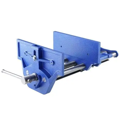 13-Inch Heavy-Duty Cast Iron for woodworking Vise with 10.6 Jaw Width & Quick Release for workbench Cutting and Drilling