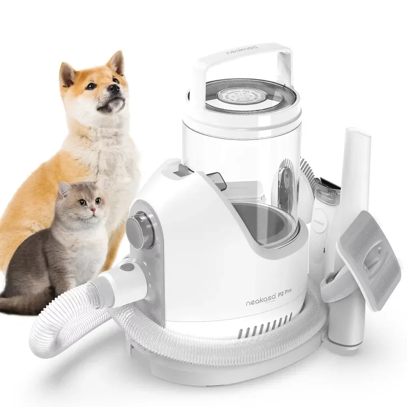 P2 Pro Mascotas Cat Dog Hair Clipper Pet Brush Grooming Vacuum Pet Grooming Kit