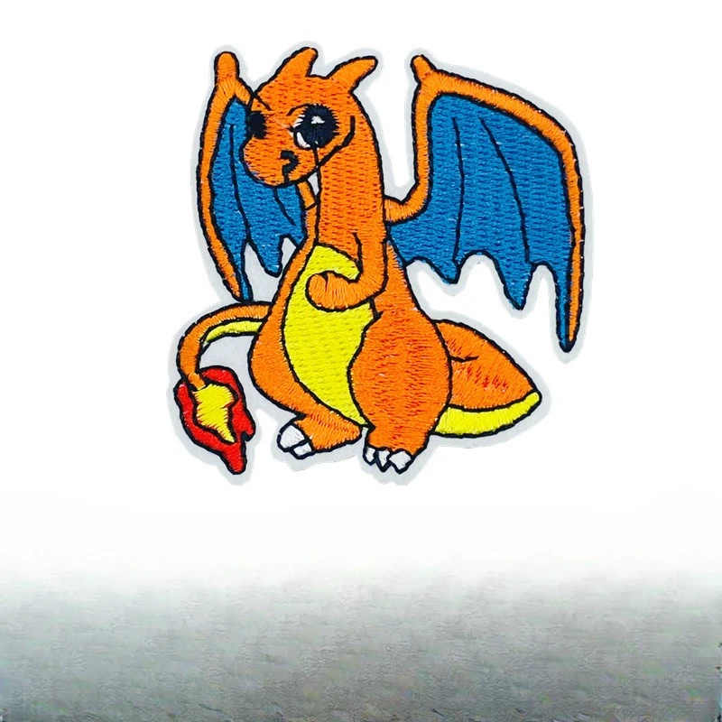 Pokemon naszywki na ubrania kreskówka figurki Anime Pikachu naszywki uszyć lalkę zabawki, ubrania dekoracji prezenty urodzinowe dla dzieci