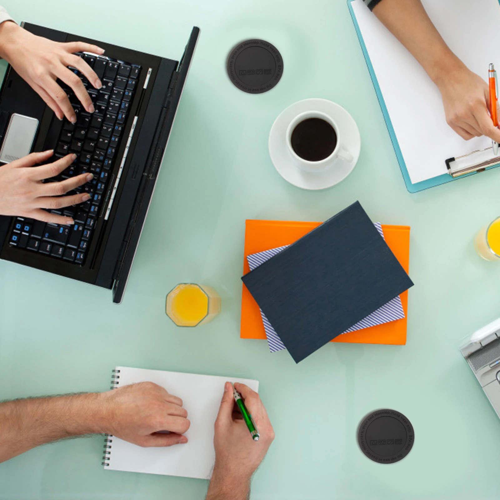 

10Pcs Reusable Cup Pads Silicone Bottle Mats Non-Slip Design for Home Office Coffee Tea Cups Protection Silicone Coaster