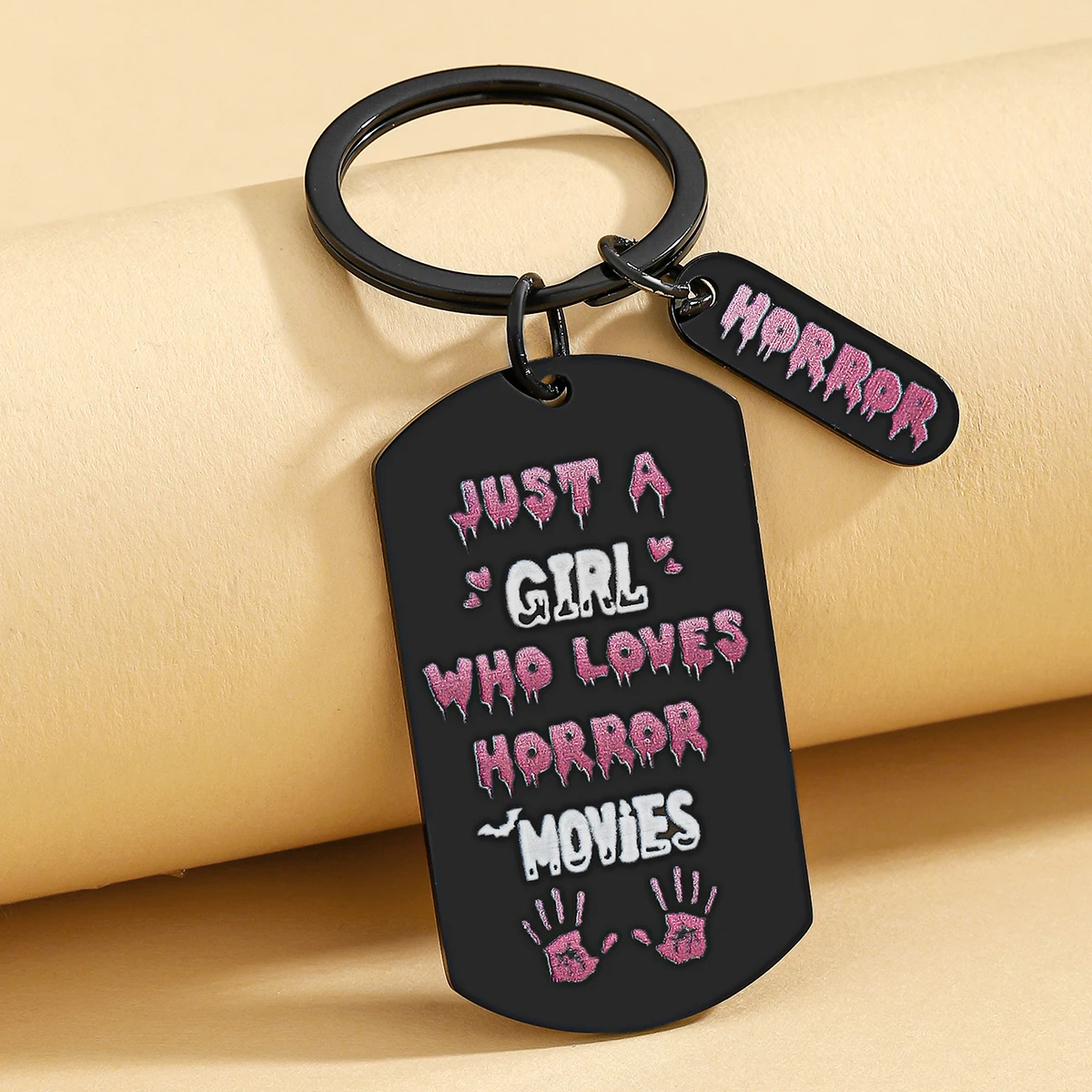 هدية لمحبي فيلم الرعب لفيلم الرعب، عشاق الأفلام المخيفة، الممثلين، هدايا المسرح، سلسلة مفاتيح قوطية