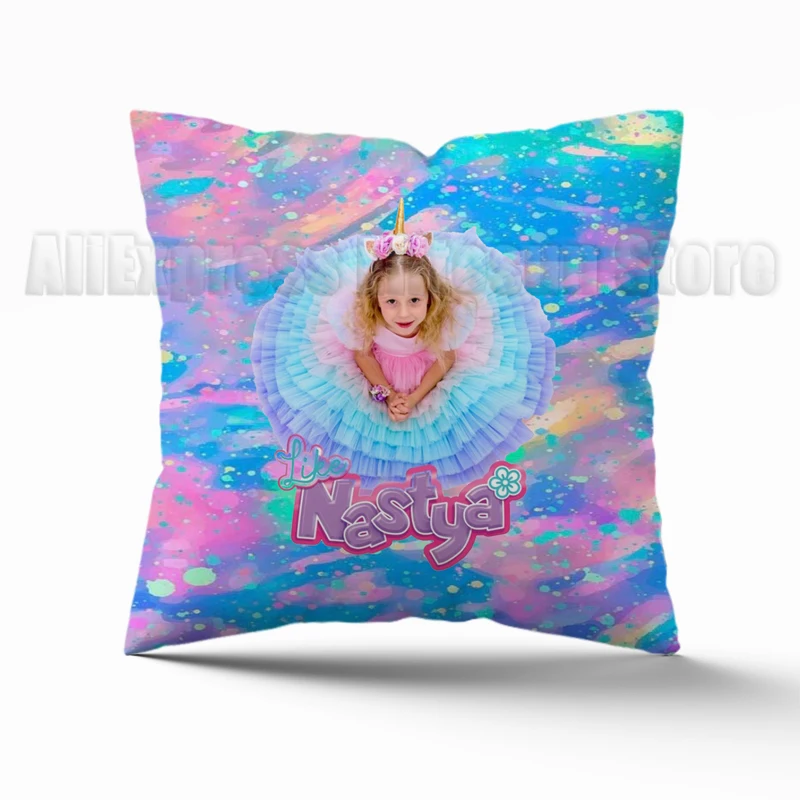 Like Nastya Printing Cushion Cover Home Decorative Resuable Pillow Case for Sofa Car Pillow Cover 100% Polyester Funda Cojine