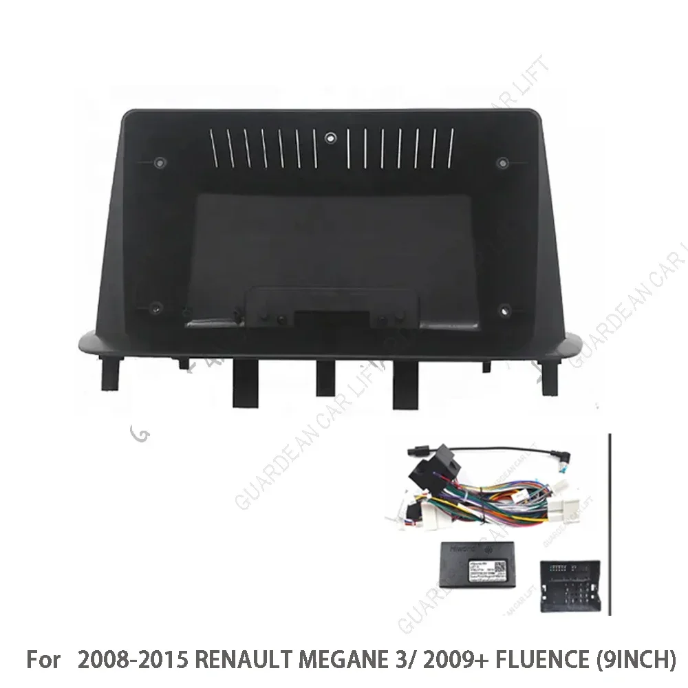 Für RENAULT Megane 3 Fluence 2008-2016 9 Zoll Autoradio Fascia Android Rahmen Kopf Einheit Panel Dashboard Original kabel Canbus – Detail 8