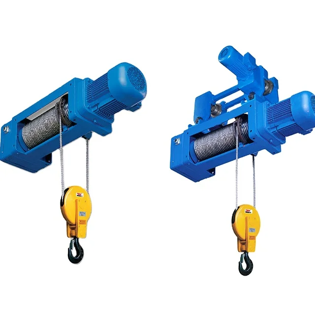 

Wireless Remote Small Wire Rope Puller CD1 Type Electric Hoist With Motorized Trolley FIxed