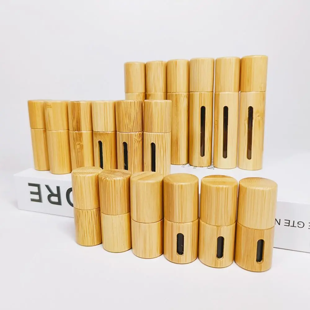 

Container Lip Oil Deodorant Bottles Sample Vial Wood Roller Bottle Bamboo Roll-on Bottle Bottles Essential Oil Bottles