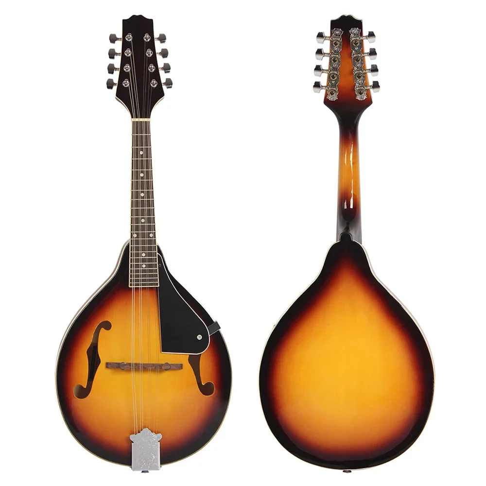 8 Strings Acoustic Mandolin Guitar A Style Basswood Body Mandolin Guitarra With Bag Picks Capo Guitar Parts & Accessories