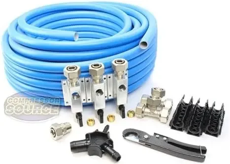 

M7500 ine 3/4" Compressed Air Tubing Commercial / Shop Piping Kit
