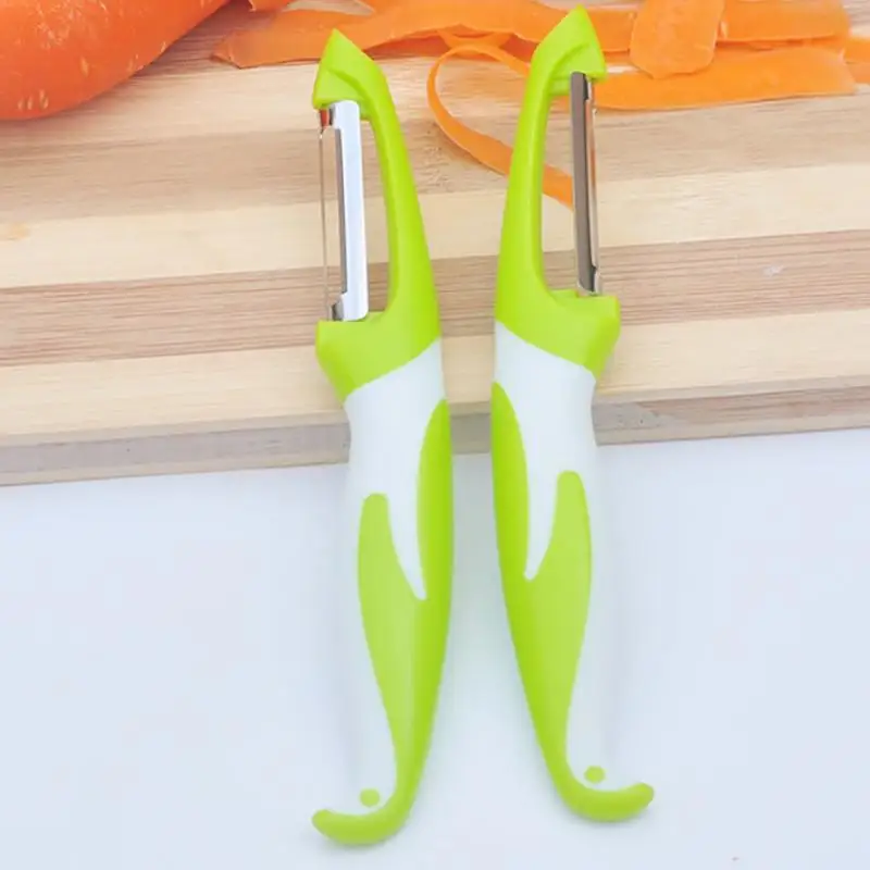 Double Color Secondary Peeler Fruit Young Tooth Planer Vegetable Plane Planer Penguin Melon Planer Potato Peeler Vegetable Tools