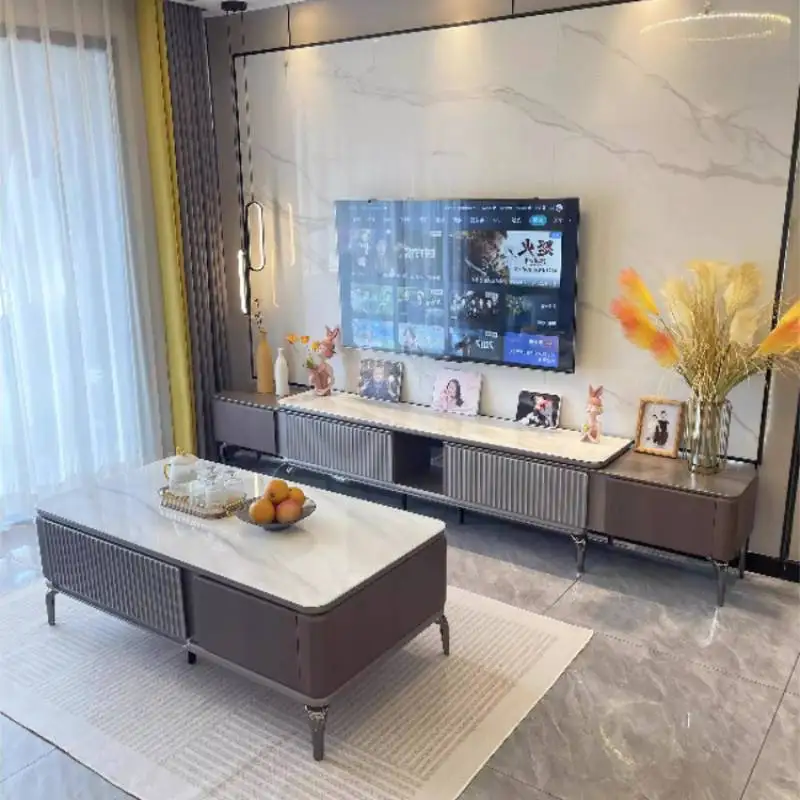 

Dark Decoration Tv Cabinet Simple Italian Classic Designer Modern Tv Stands Saving Floor Long Mueble Televisor Furniture Home