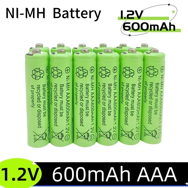 1,2 V AAA original 1,2 V batería recargable NI-MH de alta calidad lpega adecuada para juguetes electrónicos como relojes ratones juguetes, etc.