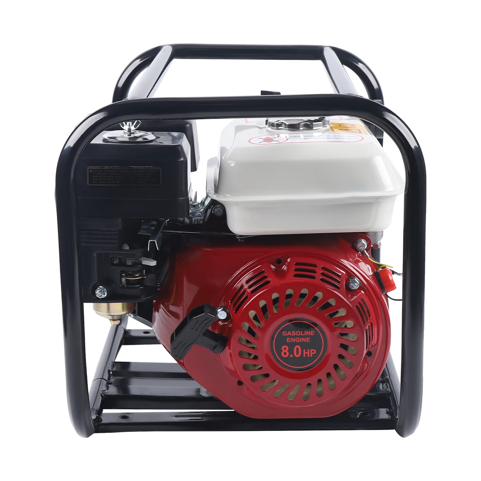 

Бензиновая водяная помпа 6.5HP 210cc, расход 9510 галлонов в час, напор 92 фута и всасывание 23 фута, 4-тактный двигатель OHV для ирригации, дренажа, пожаротушения