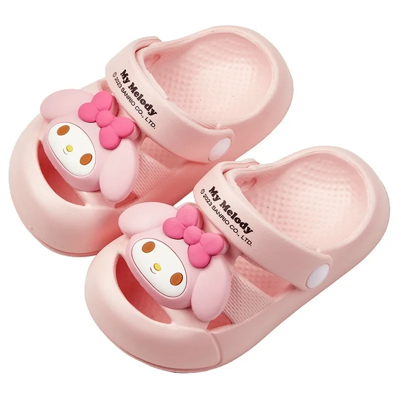 Hello Kitty Sanrio Kawaii Cinnamoroll Kuromi sandali antiscivolo scarpe da spiaggia dolci e semplici cose carine per ragazze