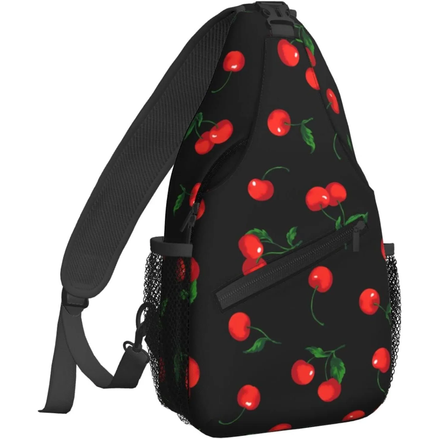 

Cherry Sling Bag for Women Crossbody Shoulder Bag Casual Daypack Backpacks Men Chest Bag Gym Cycling Travel Hiking