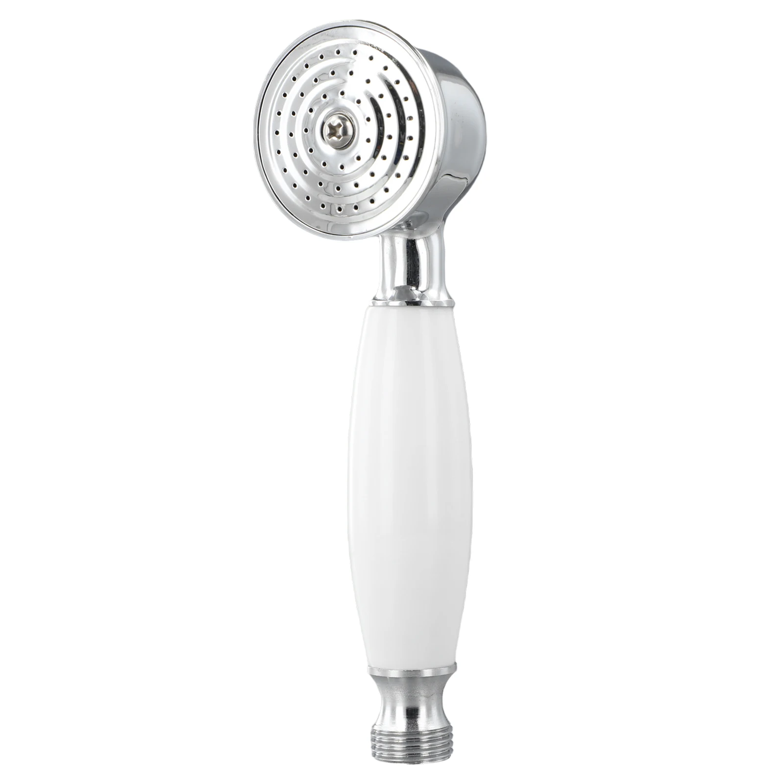 

Chrome Shower Head Handheld Shower Replacement Brass Construction Heavy-duty Design High Pressure Performance Leak Proof Design