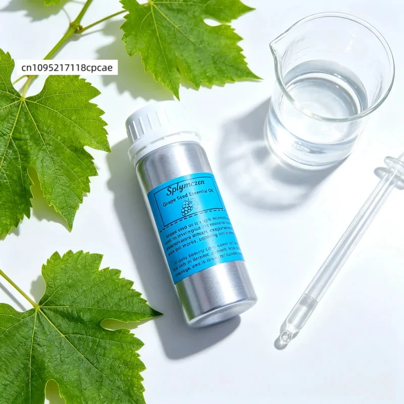 100% Pure Natural Grape Seed Carrier Oil, Unscented Base Oil for Reed Diffuser & Aromatherapy Blending