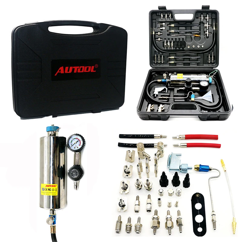 For car Diagnostic Tools C100 Car Fuel Injector Cleaning tool No Disassemble  Fuel Bottle Injector Testing System Cleaning Tool