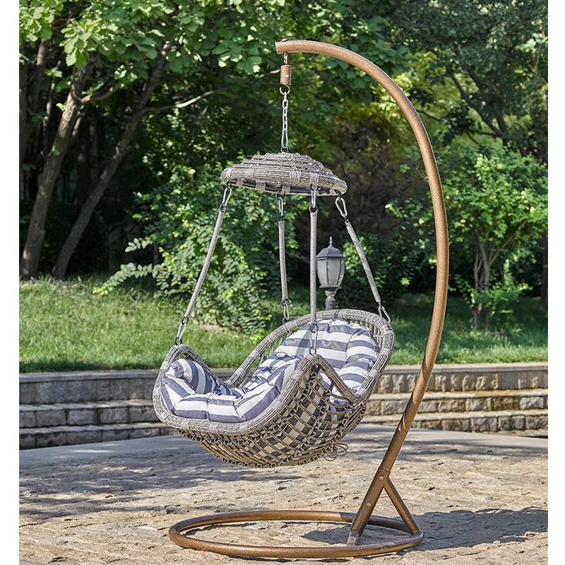 

Indian Indoor Swing 2 Seat Summer Chair To Cafe Rocking Cushion Cane Hanging Basket Frame Rattan White Porch Black China Globe