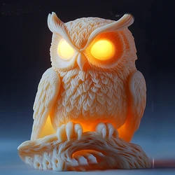 2024 Owl Candle Silicone Mold New Animal Owl Resin Silicone Mold Owl Concrete Mould Gypsum Mold Owls Cake molds Christmas gift