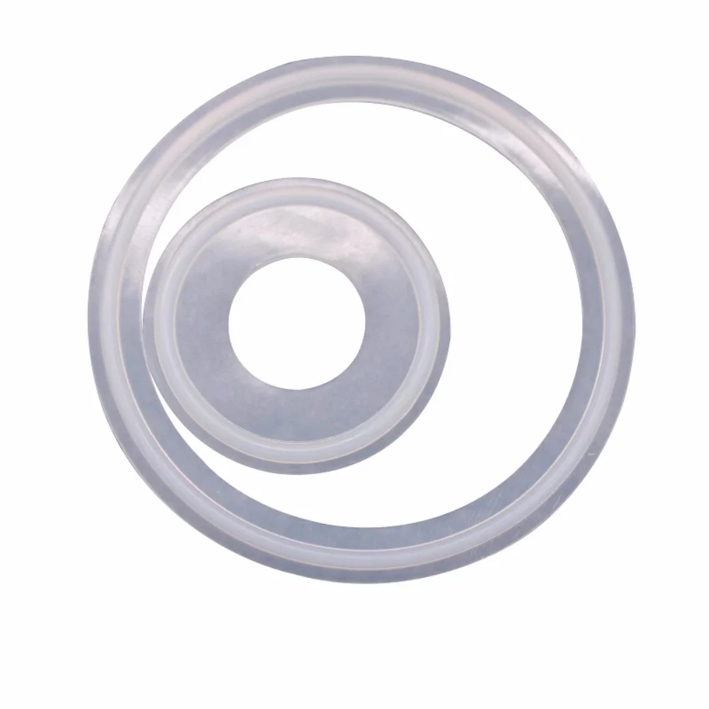 

Clamp Φ102 toΦ305 Disc Rubber Gasket Sanitary Pipe Fitting Food Grade Sealing Ring Quick Connect Silicone Flat Washer TC