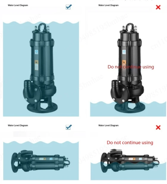 Submersible Sewage Pump 380V Manure Pumping Three-Phase Mud 3kW 5.5 KW 7.5 Kw11kw