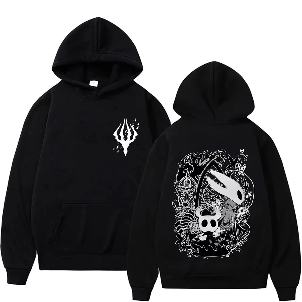Hollow Knight Hoodie Unisex Herren Damen Baumwolle Grafikdruck Langarm Oversized Sweatshirt Sommer Casual Retro Bestseller