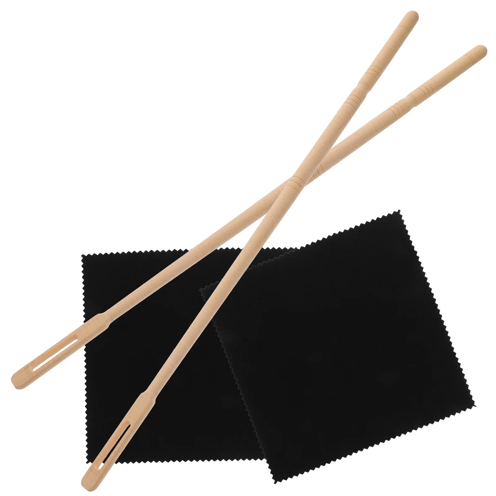 

Flute Cleaning Rod Cloths Accessories Clarinet Kit Musical Instrument for inside