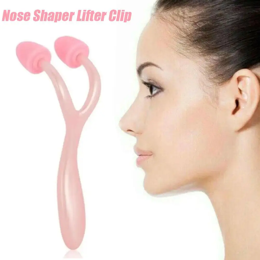 Nose Shaper Lifter คลิปขูดผิวขอบเรียบกระชับแบบพกพา Shaper นวด Roller Nose Shaping จมูกคลิปจมูก Q8A9