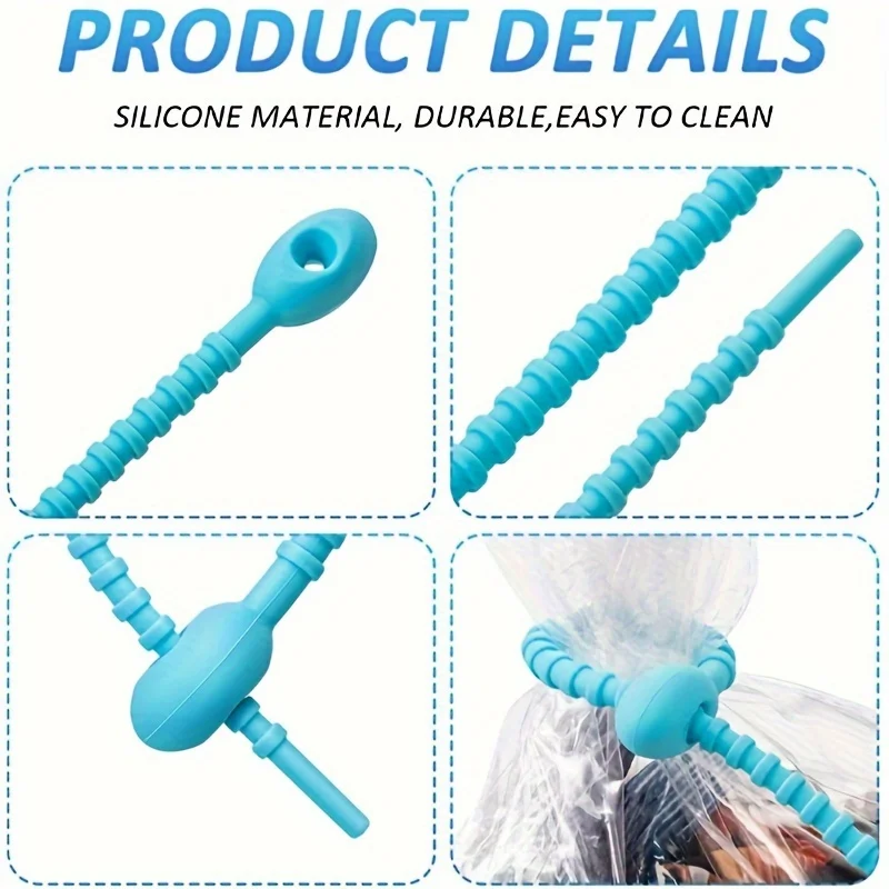 10-Piece Reusable Silicone Cable Finisher - Multi-Color Zipper Kink for Wire Management Color Mixing, Wire Retainer