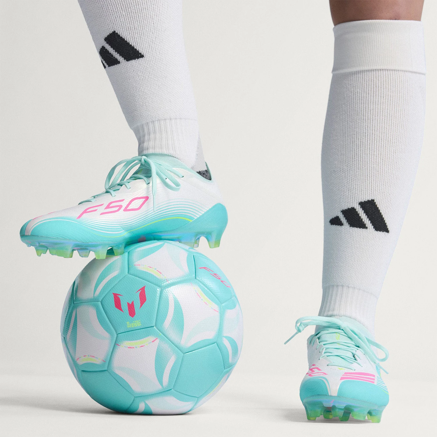 

Adidas Authentic Messi Collection Men's Women's Low-Top Training Studs Football Shoes JQ0927