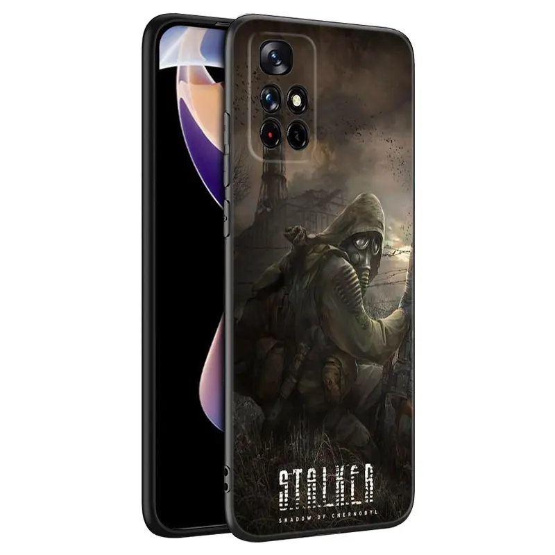 Game Stalker Clear Sky Phone Case For Xiaomi Redmi Note 7 8 8T 9 9S 10 10S 10T 11 11S 4G 11E 11T Pro 5G Soft TPU Black Cover