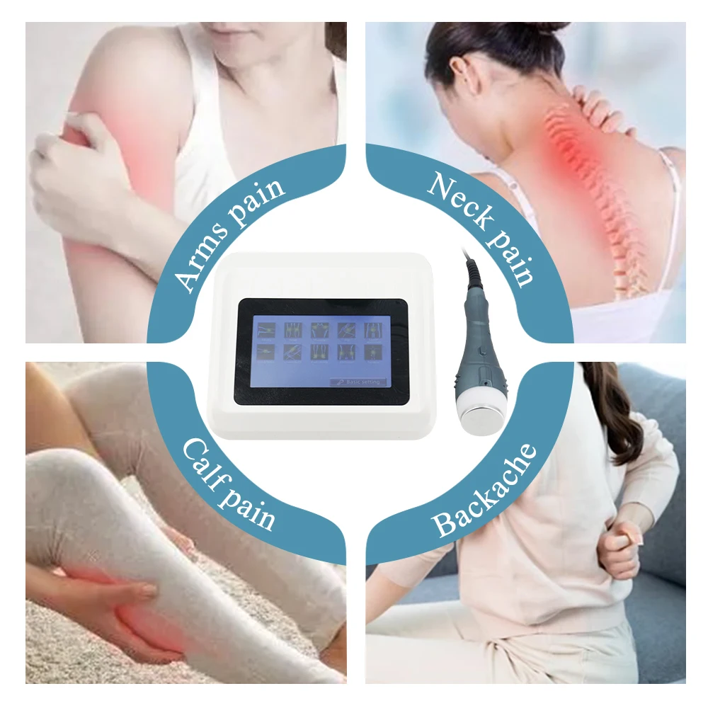 Professional Ultrasonic Physiotherapy Therapeutic Device Pain Relief Body Massage Ultrasonic Therapy Massager Health Care 1Mhz
