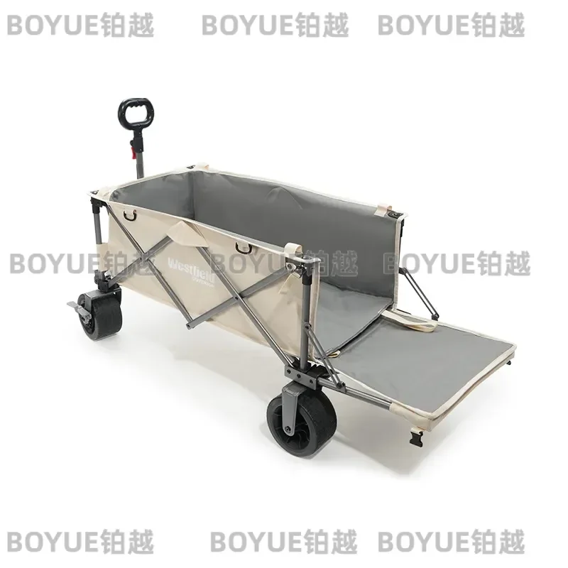 I fly camper camper camper outdoor folding cart camping trailer picnic cart portable table board gathering type pull cart