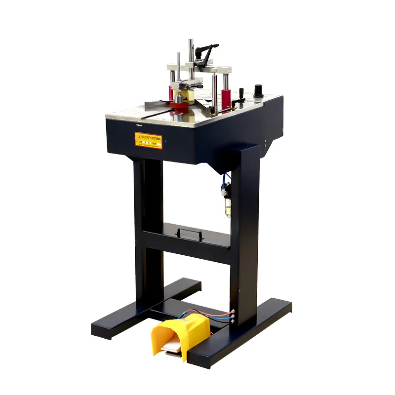 Pneumatic Manual Nail Frame Underpinner With Clamp Joint Photo Wood Frame Moulding Jointing Nailer Underpinners Picture Machine