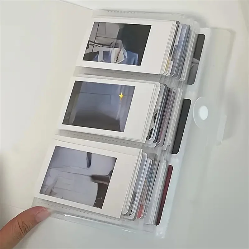 PP Business Card Album 3 Inch 5 Inch 6 Inch Small Card Album Jewelry Storage Game Card Collection Transparent Photo Albums