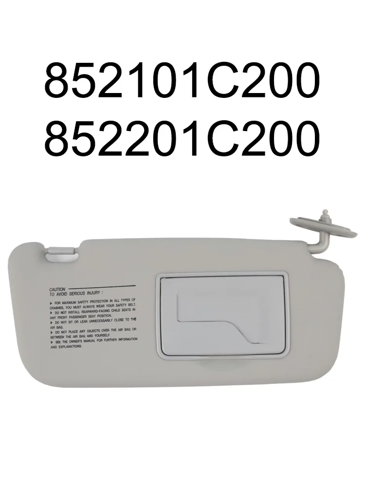 Auto Sun Visor Set Left and Right for Hyundai for getz 2002 2012 OEM 852201C200 852101C200 Replacement Plastic Parts