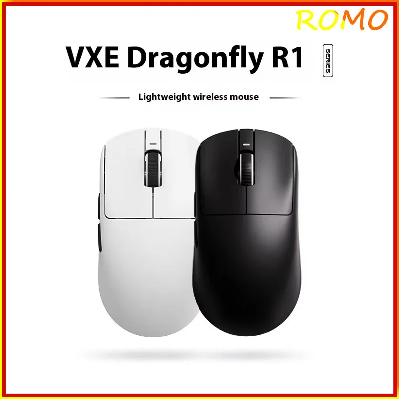 Vxe Dragonfly R1 Pro Max Wireless Mouse R1 Se Light Weight Paw3395 Nordic52840 2khz Smart Speed X Low Delay Fps Game Mouse Gift