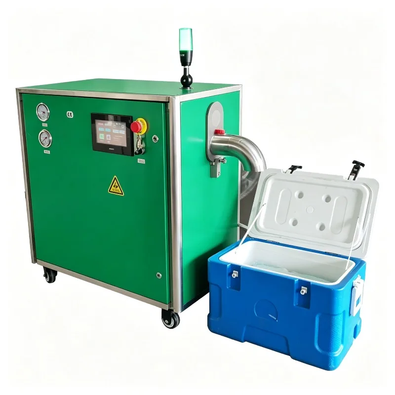 3mm Dry Ice Pelletizer Machine 50kg/h Automatic CO2 Dry Ice Granulator Complete Dry Ice Pellet Making Machine for Blasting