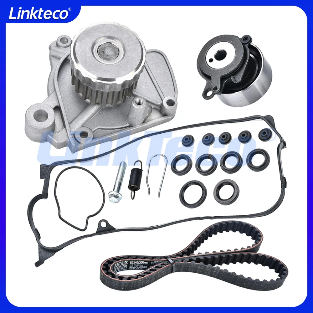 Engine Parts Timing Belt Kit Water Pump Valve Cover Gasket Fit 1.7 L L4 D17A1 For 01-05 Honda Civic DX EX HX GX LX 1.7L 01-05