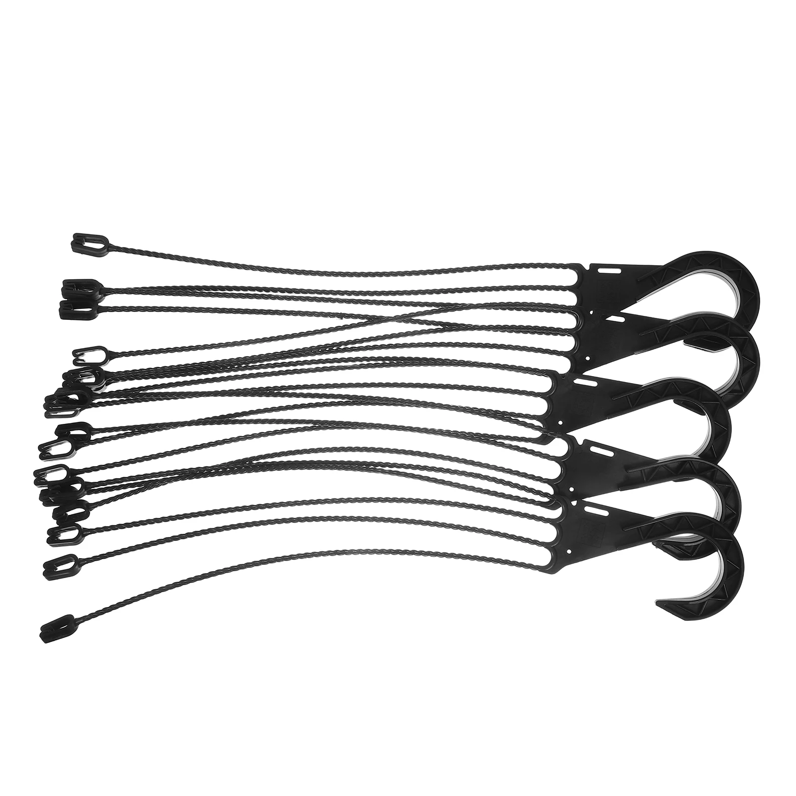 

5 Pcs Hanging Basin Hook Potted Plant Bracket Hangers for Kitchen Flower Pots Hooks Basket Portable Flowerpot Plastic
