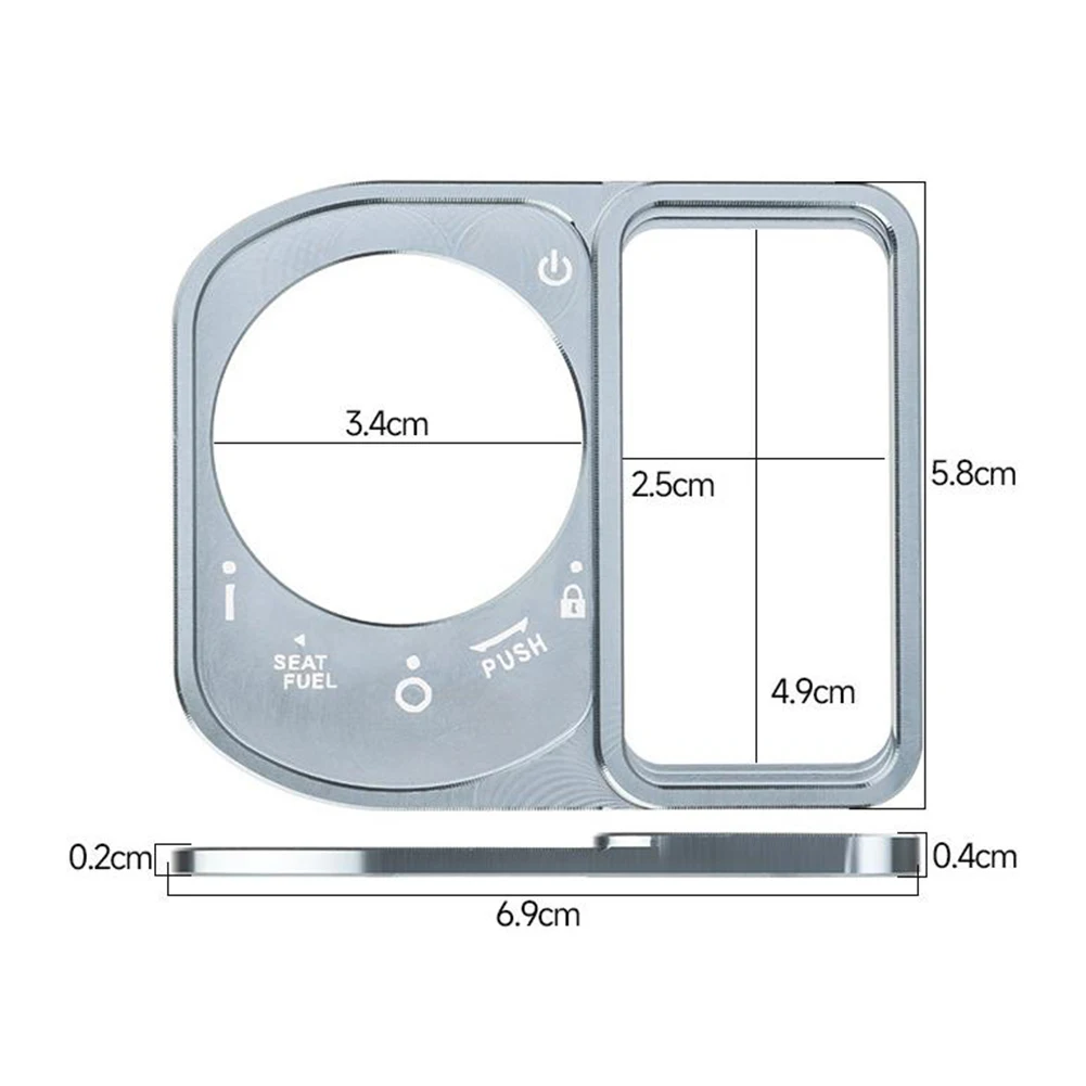 مخصص صالح مفتاح إشعال غطاء لهوندا ل PCX 160/150 سبائك الألومنيوم جزء الزخرفية مع مقاومة درجات الحرارة العالية