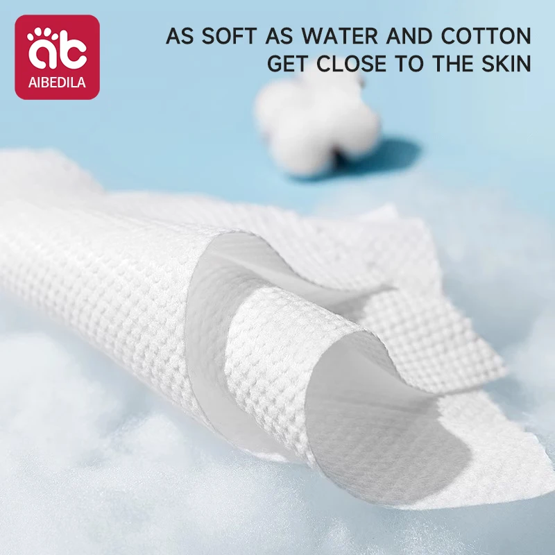 Dikke wegwerp gezichtshanddoek Niet-geweven babyhuidverzorging Stomerijdoekjes Huidvriendelijke gezichtsreinigingsdoekjes ﻿