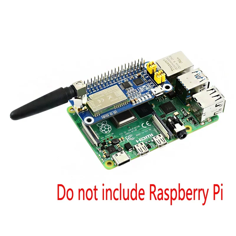وحدة بوابة Raspberry Pi 4B LoRa SX1268/1262 لوحة توسيع الاتصالات اللاسلكية
