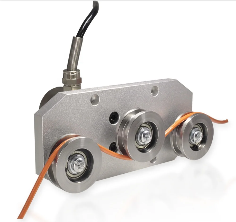 

Hot Selling Wire Rope Tension Sensor Cable Crane Three Pulley Load Cell For Measuring Tension