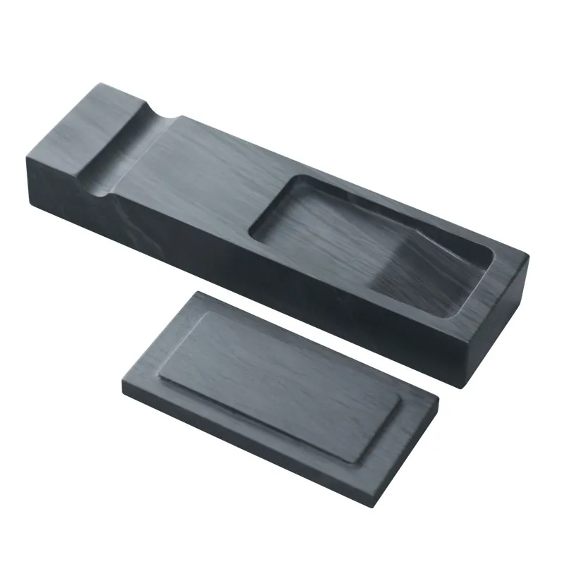 Natural Original Stone Multi Functional Inkstone Paperweight Chinese Calligraphy Painting Ink Slab Grinding Desk Decor Art Tools