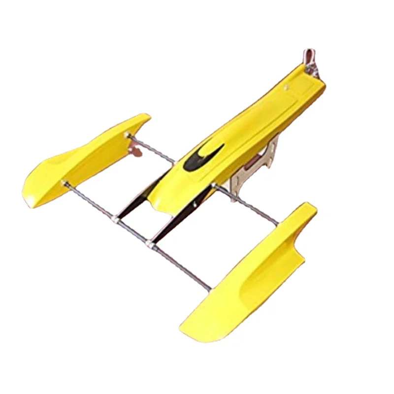 RC Shrimp Boat Big Sea God Yellow Fast Shrimp Boat Model Glass Fiber Hull 9012 Empty Ship Version